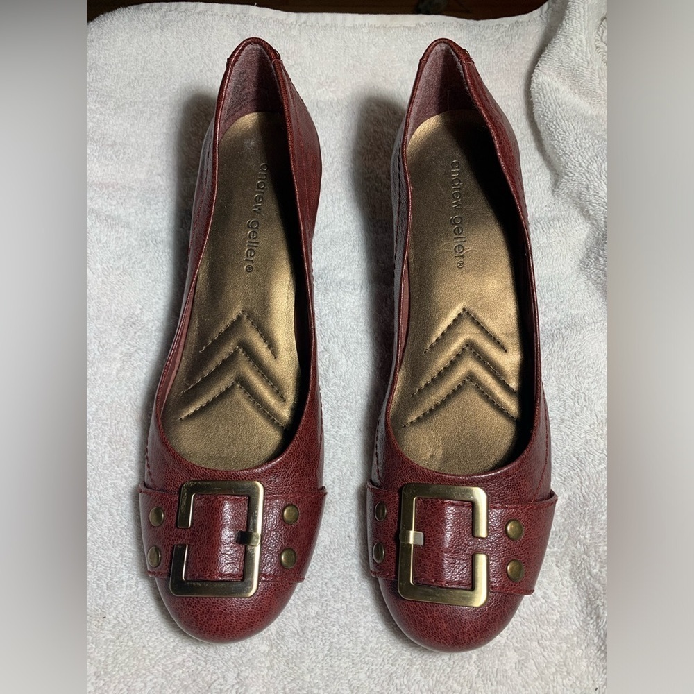 NWOT size 8.5 Andrew Geller wedges